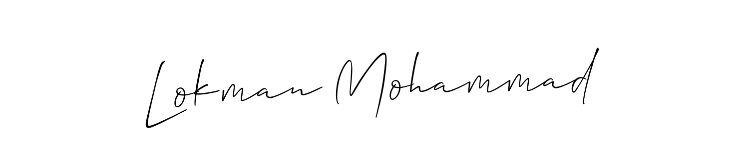 This is the best signature style for the Lokman Mohammad name. Also you like these signature font (Allison_Script). Mix name signature. Lokman Mohammad signature style 2 images and pictures png