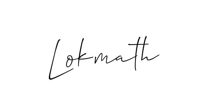 Once you've used our free online signature maker to create your best signature Allison_Script style, it's time to enjoy all of the benefits that Lokmath name signing documents. Lokmath signature style 2 images and pictures png