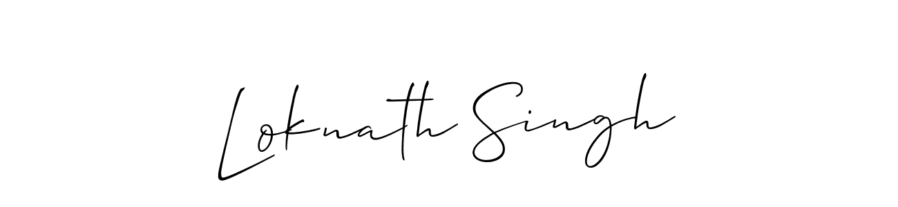Once you've used our free online signature maker to create your best signature Allison_Script style, it's time to enjoy all of the benefits that Loknath Singh name signing documents. Loknath Singh signature style 2 images and pictures png