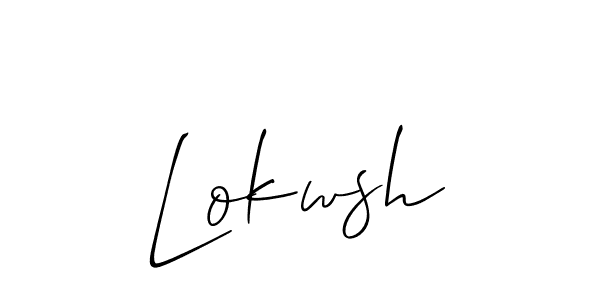 Once you've used our free online signature maker to create your best signature Allison_Script style, it's time to enjoy all of the benefits that Lokwsh name signing documents. Lokwsh signature style 2 images and pictures png