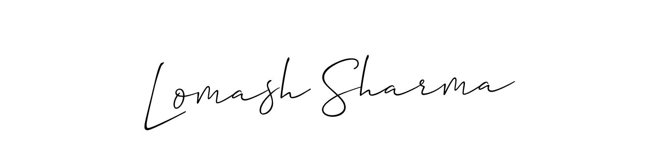 Best and Professional Signature Style for Lomash Sharma. Allison_Script Best Signature Style Collection. Lomash Sharma signature style 2 images and pictures png