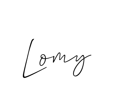 You can use this online signature creator to create a handwritten signature for the name Lomy. This is the best online autograph maker. Lomy signature style 2 images and pictures png