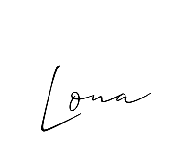 Make a beautiful signature design for name Lona. Use this online signature maker to create a handwritten signature for free. Lona signature style 2 images and pictures png