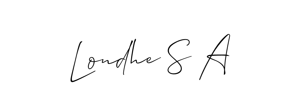 Here are the top 10 professional signature styles for the name Londhe S A. These are the best autograph styles you can use for your name. Londhe S A signature style 2 images and pictures png