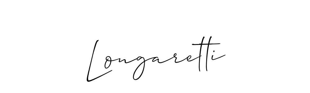 You should practise on your own different ways (Allison_Script) to write your name (Longaretti) in signature. don't let someone else do it for you. Longaretti signature style 2 images and pictures png