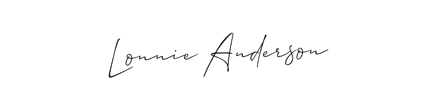 Make a beautiful signature design for name Lonnie Anderson. Use this online signature maker to create a handwritten signature for free. Lonnie Anderson signature style 2 images and pictures png