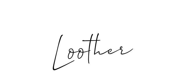 You can use this online signature creator to create a handwritten signature for the name Loother. This is the best online autograph maker. Loother signature style 2 images and pictures png