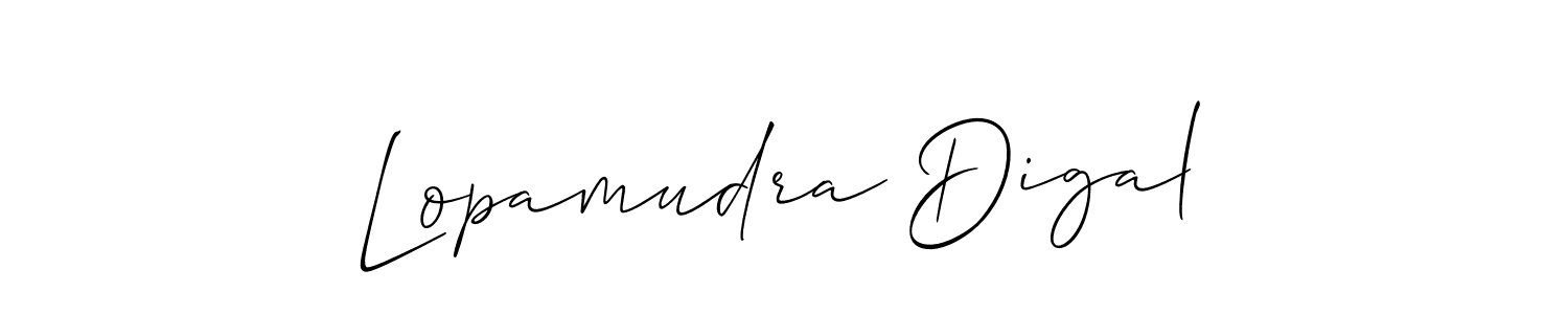 Also we have Lopamudra Digal name is the best signature style. Create professional handwritten signature collection using Allison_Script autograph style. Lopamudra Digal signature style 2 images and pictures png