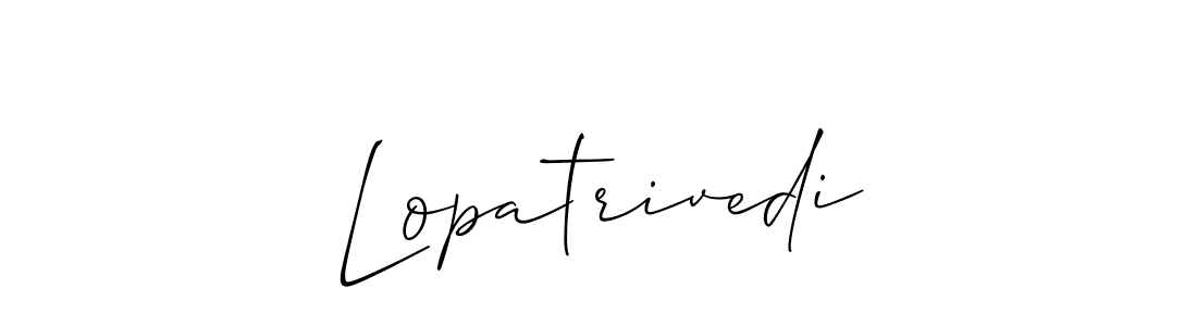 Best and Professional Signature Style for Lopatrivedi. Allison_Script Best Signature Style Collection. Lopatrivedi signature style 2 images and pictures png