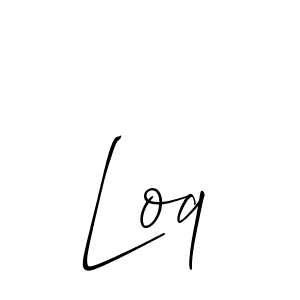 Loq stylish signature style. Best Handwritten Sign (Allison_Script) for my name. Handwritten Signature Collection Ideas for my name Loq. Loq signature style 2 images and pictures png