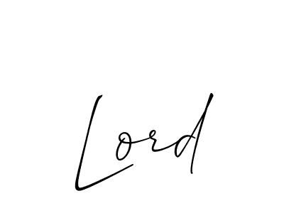 Design your own signature with our free online signature maker. With this signature software, you can create a handwritten (Allison_Script) signature for name Lord. Lord signature style 2 images and pictures png