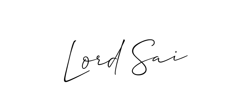 How to Draw Lord Sai signature style? Allison_Script is a latest design signature styles for name Lord Sai. Lord Sai signature style 2 images and pictures png