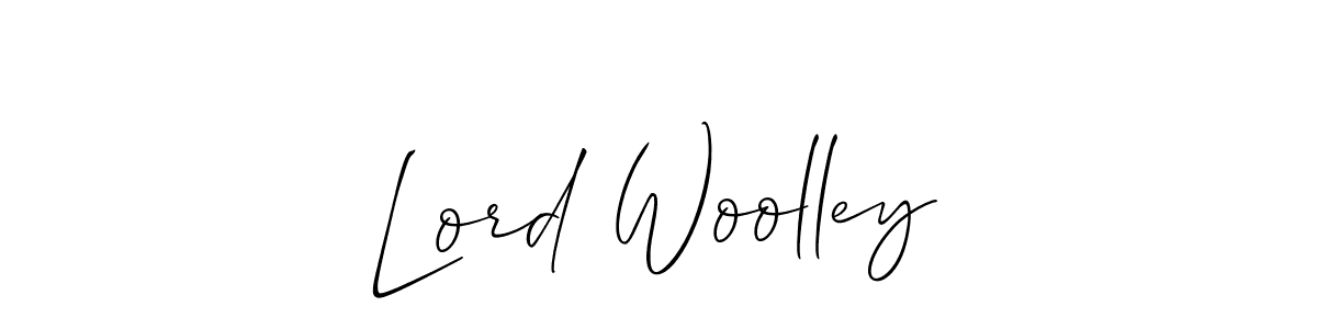 Make a beautiful signature design for name Lord Woolley. With this signature (Allison_Script) style, you can create a handwritten signature for free. Lord Woolley signature style 2 images and pictures png