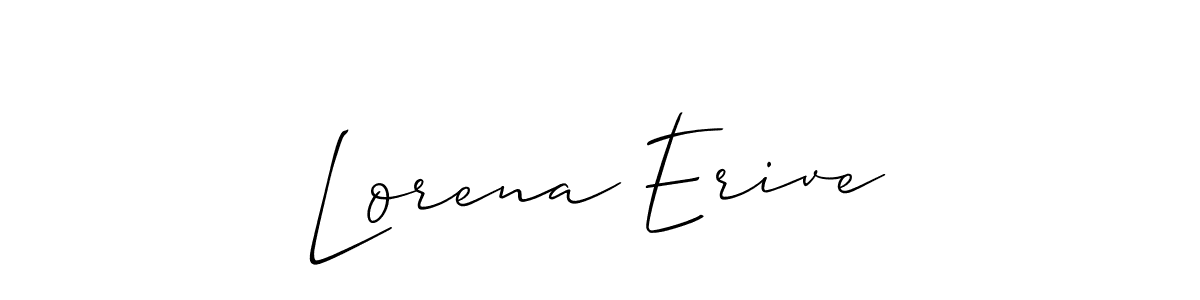 Make a beautiful signature design for name Lorena Erive. Use this online signature maker to create a handwritten signature for free. Lorena Erive signature style 2 images and pictures png