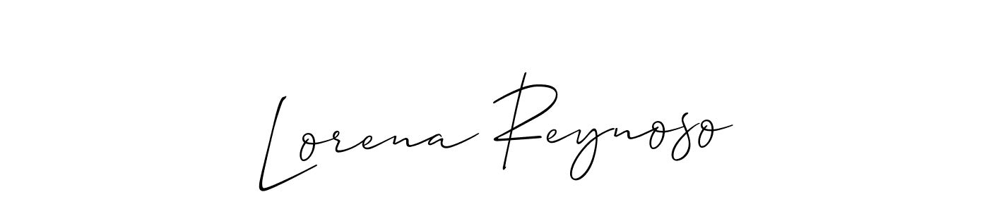 Design your own signature with our free online signature maker. With this signature software, you can create a handwritten (Allison_Script) signature for name Lorena Reynoso. Lorena Reynoso signature style 2 images and pictures png