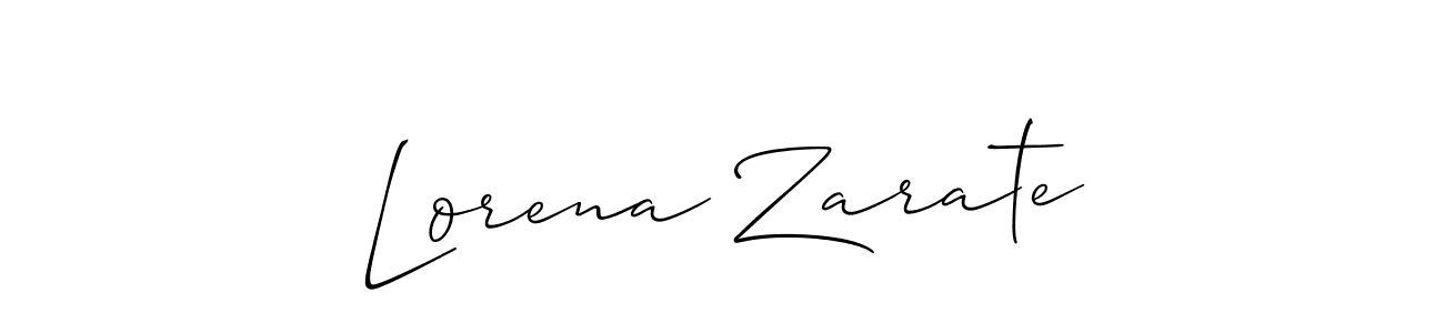 Also You can easily find your signature by using the search form. We will create Lorena Zarate name handwritten signature images for you free of cost using Allison_Script sign style. Lorena Zarate signature style 2 images and pictures png