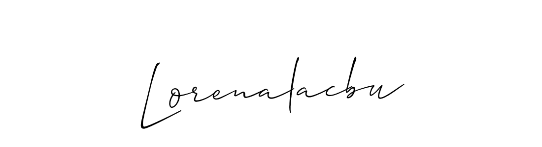 if you are searching for the best signature style for your name Lorenalacbu. so please give up your signature search. here we have designed multiple signature styles  using Allison_Script. Lorenalacbu signature style 2 images and pictures png