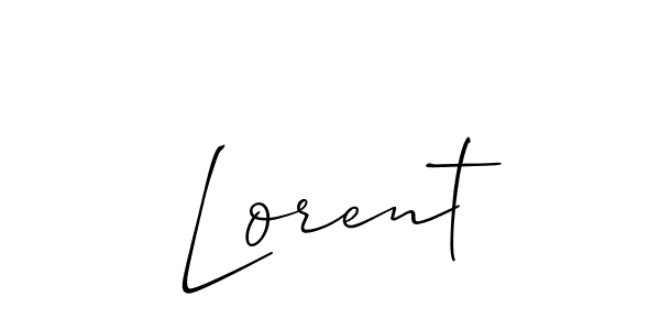 Make a short Lorent signature style. Manage your documents anywhere anytime using Allison_Script. Create and add eSignatures, submit forms, share and send files easily. Lorent signature style 2 images and pictures png