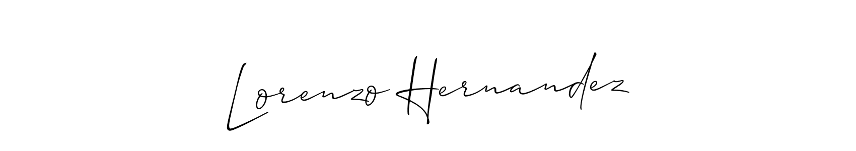 The best way (Allison_Script) to make a short signature is to pick only two or three words in your name. The name Lorenzo Hernandez include a total of six letters. For converting this name. Lorenzo Hernandez signature style 2 images and pictures png