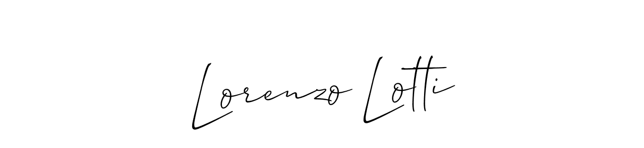 How to Draw Lorenzo Lotti signature style? Allison_Script is a latest design signature styles for name Lorenzo Lotti. Lorenzo Lotti signature style 2 images and pictures png