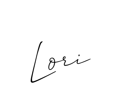 Make a short Lori signature style. Manage your documents anywhere anytime using Allison_Script. Create and add eSignatures, submit forms, share and send files easily. Lori signature style 2 images and pictures png