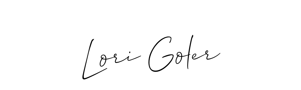 Similarly Allison_Script is the best handwritten signature design. Signature creator online .You can use it as an online autograph creator for name Lori Goler. Lori Goler signature style 2 images and pictures png