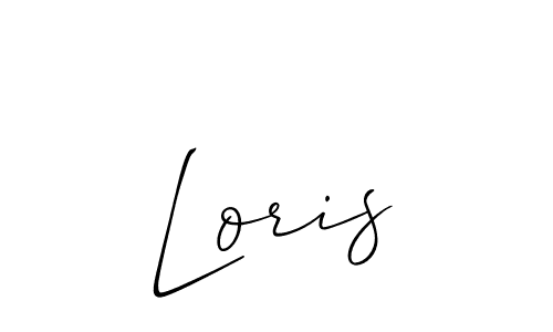 Also we have Loris name is the best signature style. Create professional handwritten signature collection using Allison_Script autograph style. Loris signature style 2 images and pictures png