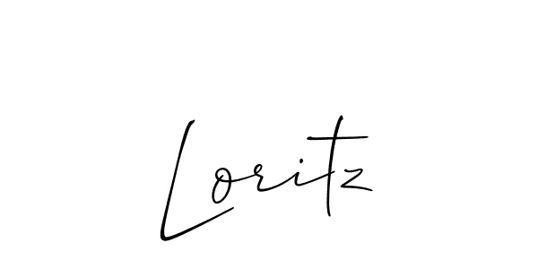 How to Draw Loritz signature style? Allison_Script is a latest design signature styles for name Loritz. Loritz signature style 2 images and pictures png