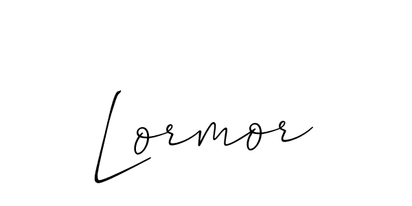 Also we have Lormor name is the best signature style. Create professional handwritten signature collection using Allison_Script autograph style. Lormor signature style 2 images and pictures png