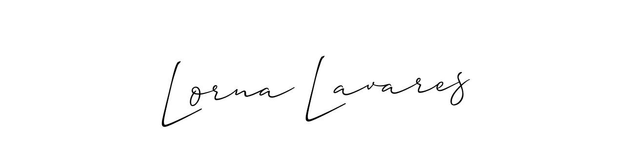 You can use this online signature creator to create a handwritten signature for the name Lorna Lavares. This is the best online autograph maker. Lorna Lavares signature style 2 images and pictures png