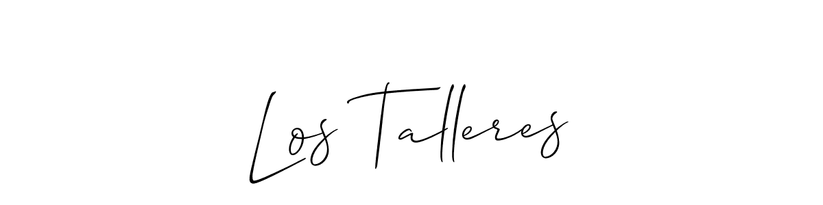 It looks lik you need a new signature style for name Los Talleres. Design unique handwritten (Allison_Script) signature with our free signature maker in just a few clicks. Los Talleres signature style 2 images and pictures png