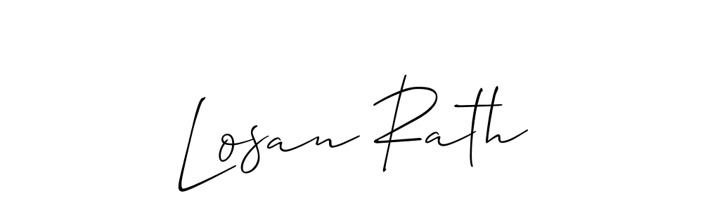 It looks lik you need a new signature style for name Losan Rath. Design unique handwritten (Allison_Script) signature with our free signature maker in just a few clicks. Losan Rath signature style 2 images and pictures png