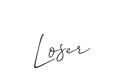 See photos of Loser official signature by Spectra . Check more albums & portfolios. Read reviews & check more about Allison_Script font. Loser signature style 2 images and pictures png