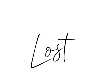Also we have Lost name is the best signature style. Create professional handwritten signature collection using Allison_Script autograph style. Lost signature style 2 images and pictures png