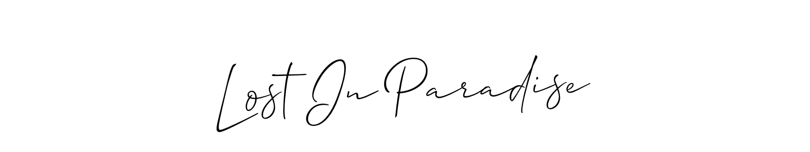 Make a beautiful signature design for name Lost In Paradise. Use this online signature maker to create a handwritten signature for free. Lost In Paradise signature style 2 images and pictures png