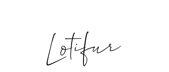 Similarly Allison_Script is the best handwritten signature design. Signature creator online .You can use it as an online autograph creator for name Lotifur. Lotifur signature style 2 images and pictures png