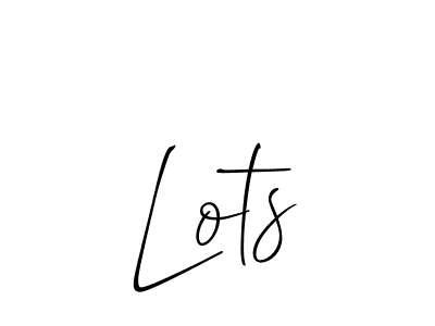 This is the best signature style for the Lots name. Also you like these signature font (Allison_Script). Mix name signature. Lots signature style 2 images and pictures png