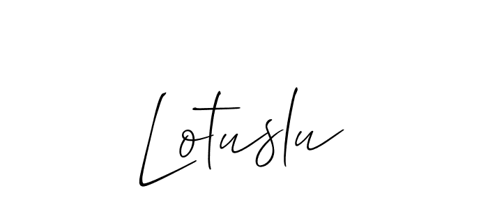 Once you've used our free online signature maker to create your best signature Allison_Script style, it's time to enjoy all of the benefits that Lotuslu name signing documents. Lotuslu signature style 2 images and pictures png