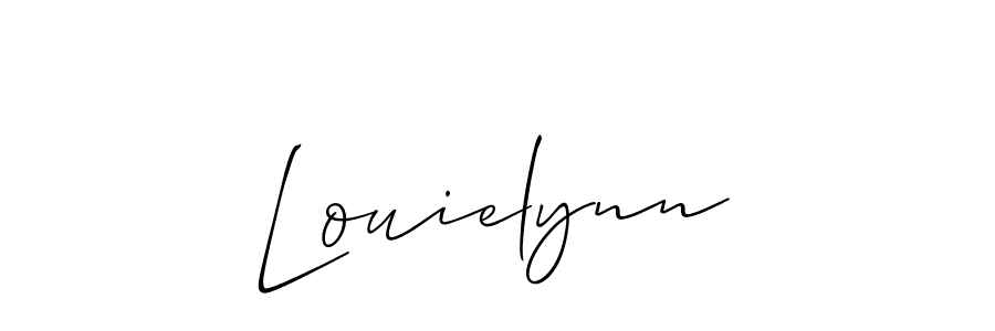 Make a beautiful signature design for name Louielynn. Use this online signature maker to create a handwritten signature for free. Louielynn signature style 2 images and pictures png