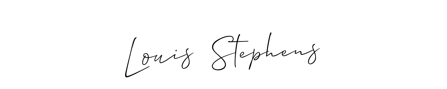 Best and Professional Signature Style for Louis  Stephens. Allison_Script Best Signature Style Collection. Louis  Stephens signature style 2 images and pictures png
