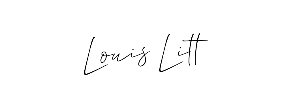 Make a beautiful signature design for name Louis Litt. Use this online signature maker to create a handwritten signature for free. Louis Litt signature style 2 images and pictures png