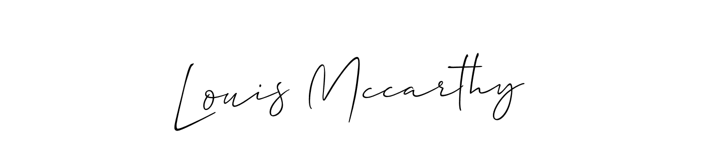 See photos of Louis Mccarthy official signature by Spectra . Check more albums & portfolios. Read reviews & check more about Allison_Script font. Louis Mccarthy signature style 2 images and pictures png