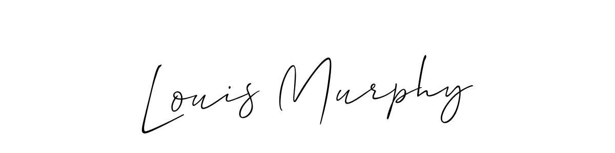 Louis Murphy stylish signature style. Best Handwritten Sign (Allison_Script) for my name. Handwritten Signature Collection Ideas for my name Louis Murphy. Louis Murphy signature style 2 images and pictures png
