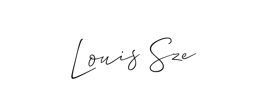 Make a short Louis Sze signature style. Manage your documents anywhere anytime using Allison_Script. Create and add eSignatures, submit forms, share and send files easily. Louis Sze signature style 2 images and pictures png