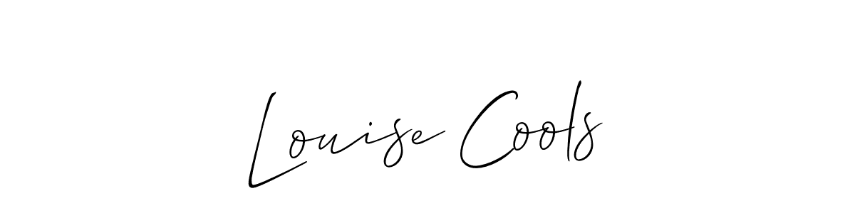 How to make Louise Cools signature? Allison_Script is a professional autograph style. Create handwritten signature for Louise Cools name. Louise Cools signature style 2 images and pictures png