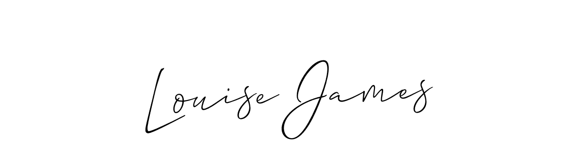 How to Draw Louise James signature style? Allison_Script is a latest design signature styles for name Louise James. Louise James signature style 2 images and pictures png