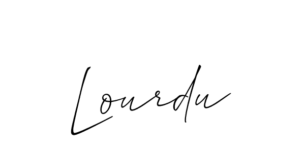 Make a beautiful signature design for name Lourdu. Use this online signature maker to create a handwritten signature for free. Lourdu signature style 2 images and pictures png