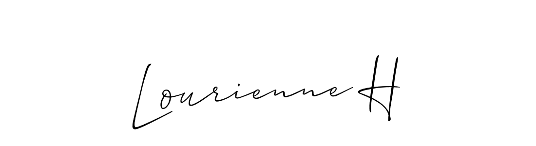 Best and Professional Signature Style for Lourienne H. Allison_Script Best Signature Style Collection. Lourienne H signature style 2 images and pictures png