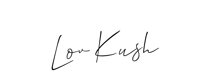 You can use this online signature creator to create a handwritten signature for the name Lov Kush. This is the best online autograph maker. Lov Kush signature style 2 images and pictures png