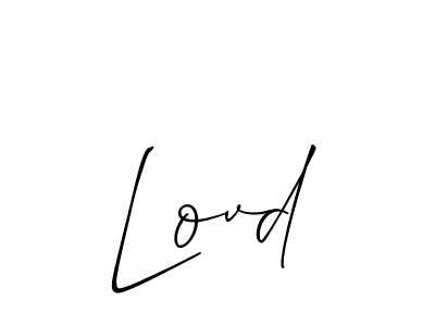 You should practise on your own different ways (Allison_Script) to write your name (Lovd) in signature. don't let someone else do it for you. Lovd signature style 2 images and pictures png